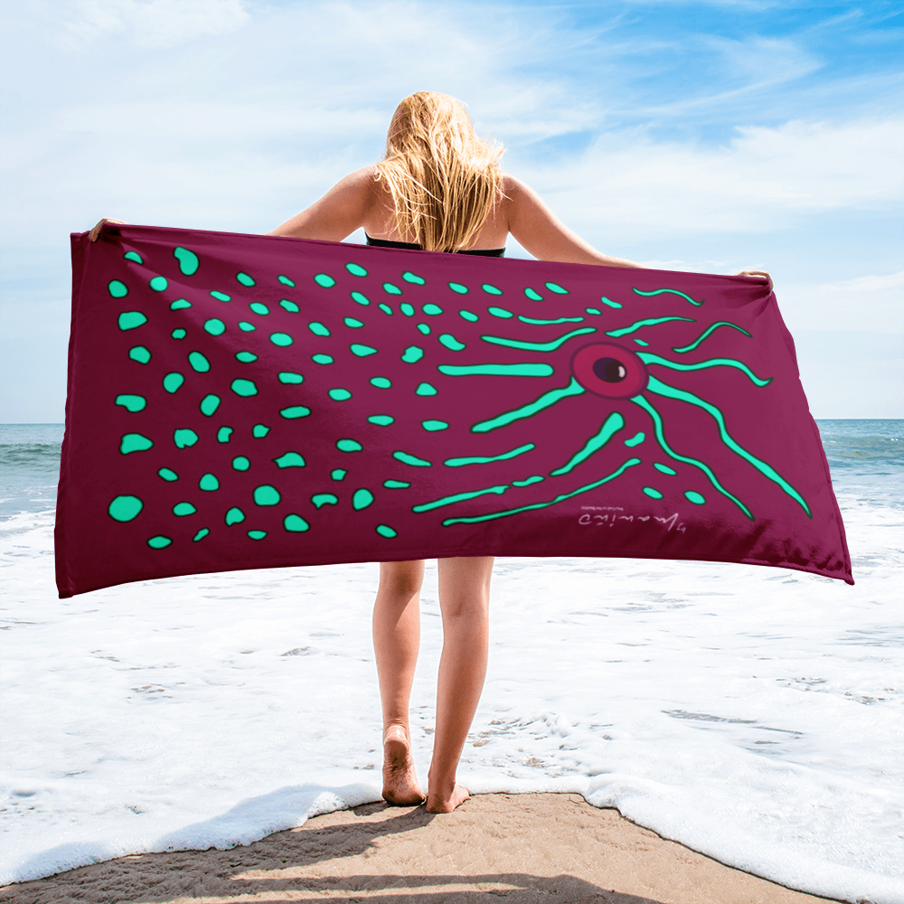 Pufferfish Beach Towel