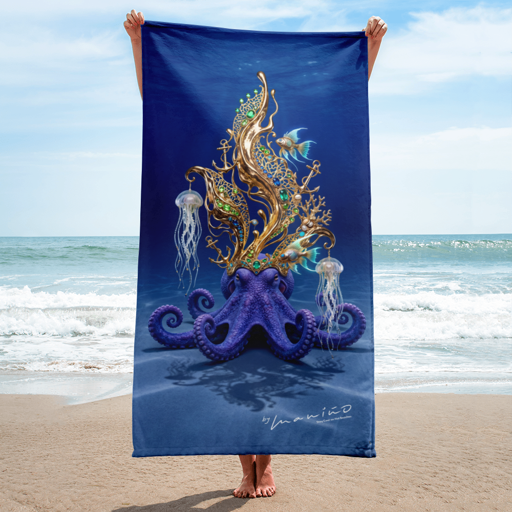 Queen of the Deep – Beach Towel