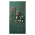 Fishing Checklist Beach Towel – Hook. Bait. Chill.