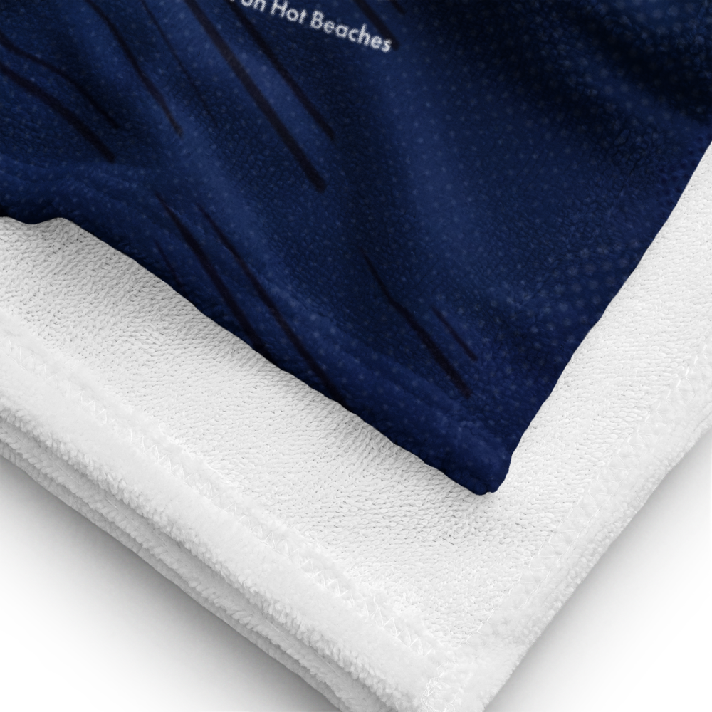 Blackfin Barracuda Crown Beach Towel